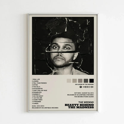 DecorBites™ The Weeknd Music Album Posters for Home Decor