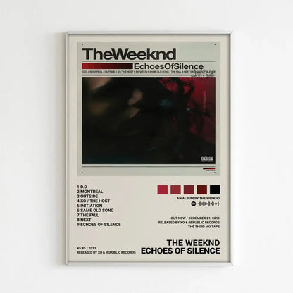 Minimalist the weeknd music album posters bedroom home decor