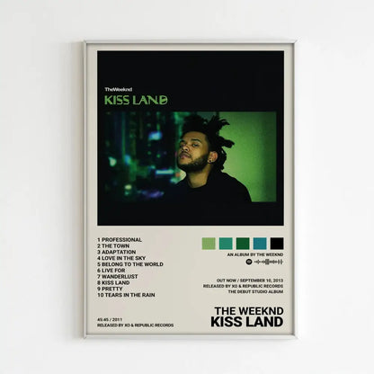 Minimalist the weeknd music album posters bedroom home decor
