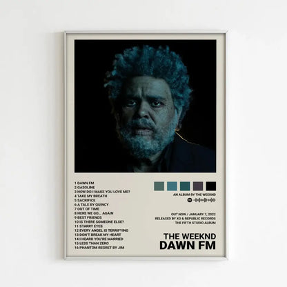 Minimalist the weeknd music album posters bedroom home decor
