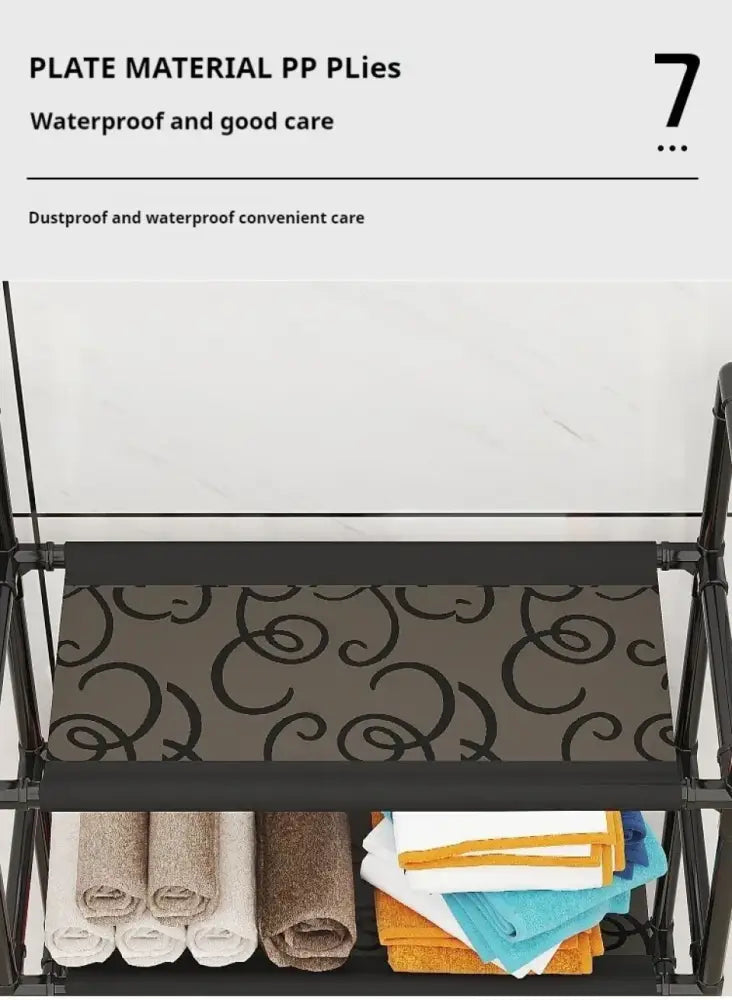 Modern black metal 3 tier toilet storage rack bathroom organizer