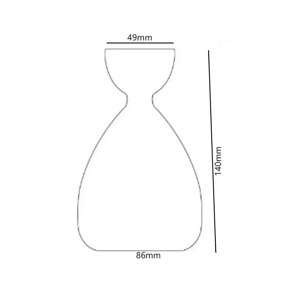 Clear glass avocado seed starter trio kitchen grow vases
