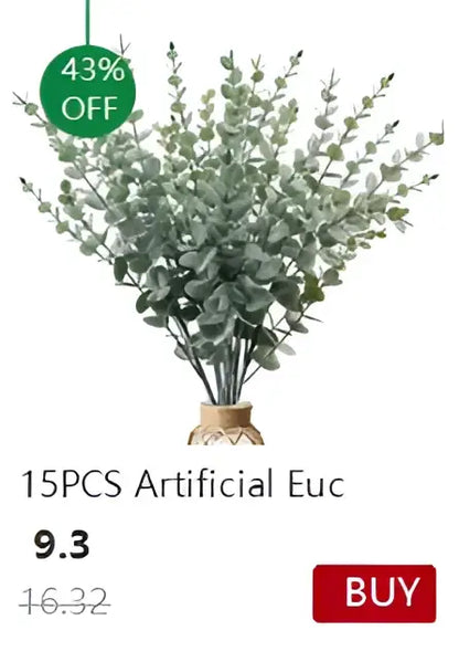 Ribbed transparent nordic vase living room glass decor