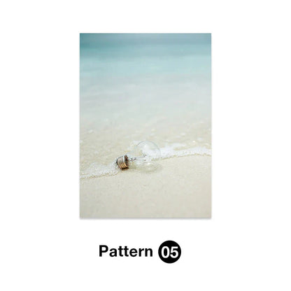 DecorBites™ Tropical Ocean Shell Wall Art for Living Room