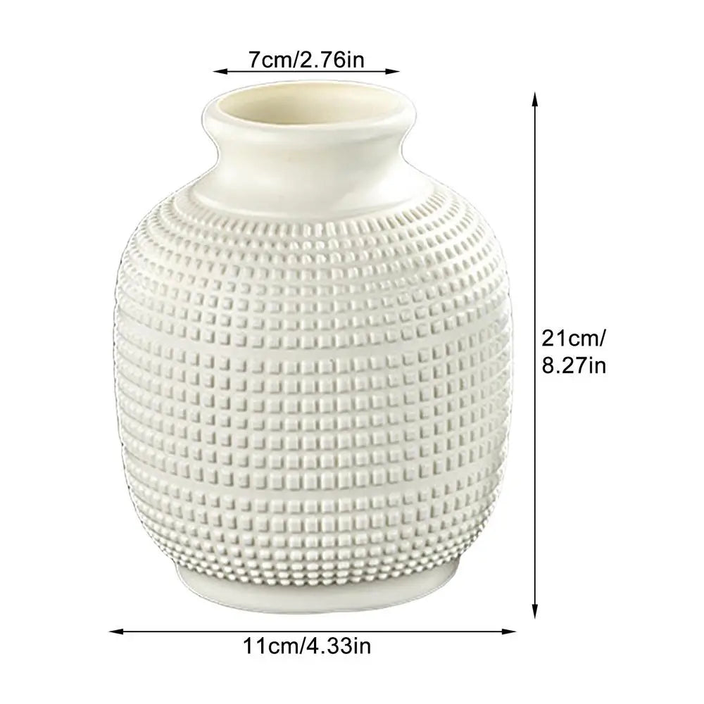 DecorBites™ Unbreakable Modern Floral Vase for Home Decor