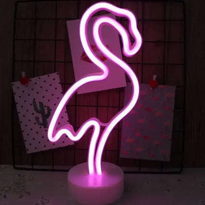 Colorful led neon sign shapes bedroom night light