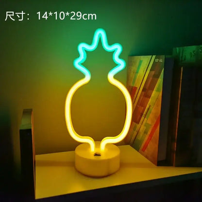 Colorful led neon sign shapes bedroom night light