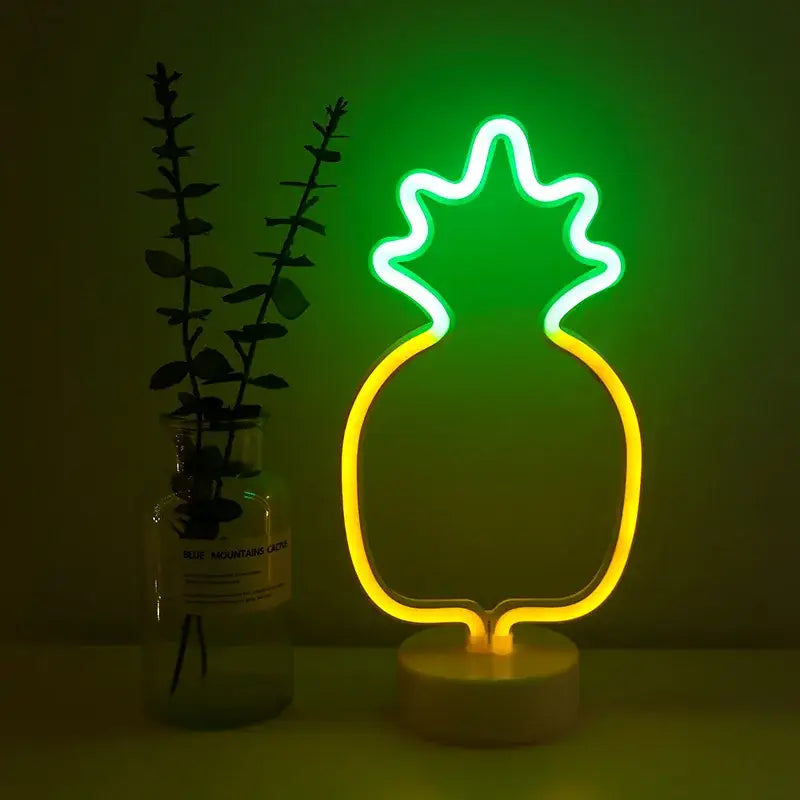 Colorful led neon sign shapes bedroom night light