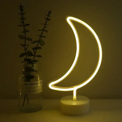 Colorful led neon sign shapes bedroom night light