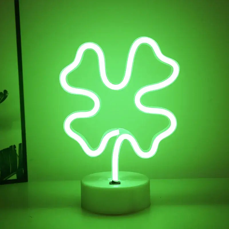 Colorful led neon sign shapes bedroom night light