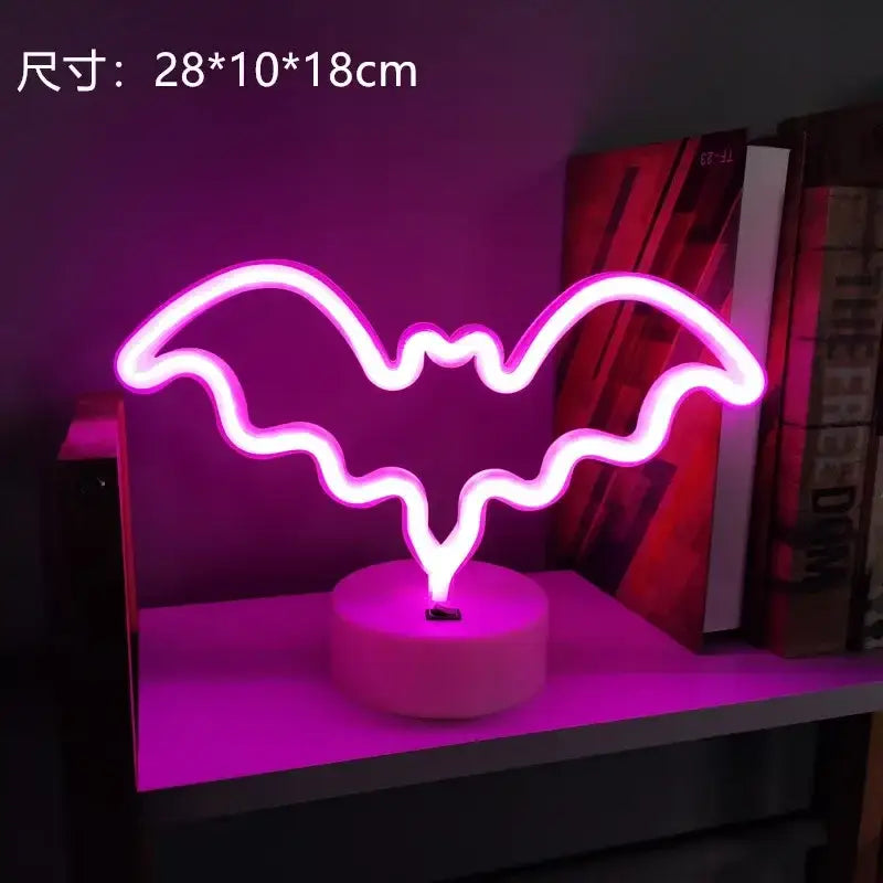 Colorful led neon sign shapes bedroom night light
