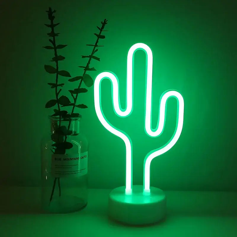 Colorful led neon sign shapes bedroom night light