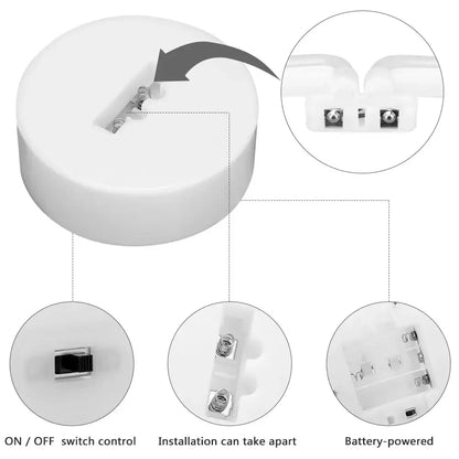 Colorful led neon sign shapes bedroom night light