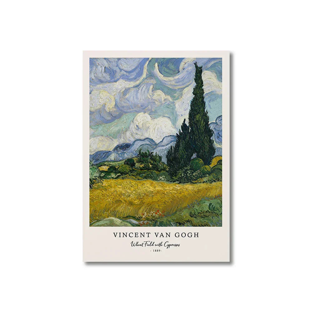 DecorBites™ Vincent Van Gogh Starry Night Canvas Prints