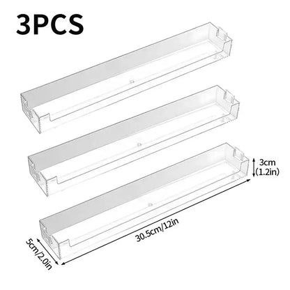 Modern clear acrylic wall mounted transparent storage rack bedroom