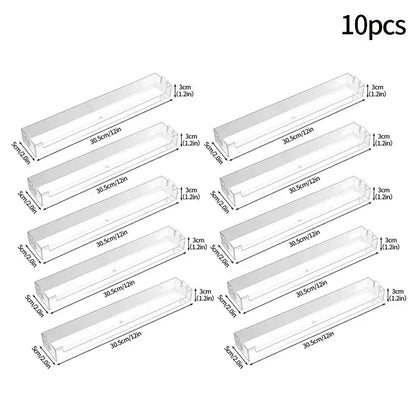 Modern clear acrylic wall mounted transparent storage rack bedroom