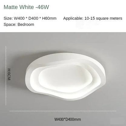 Modern white cloud led ceiling lamps bedroom soft glow light