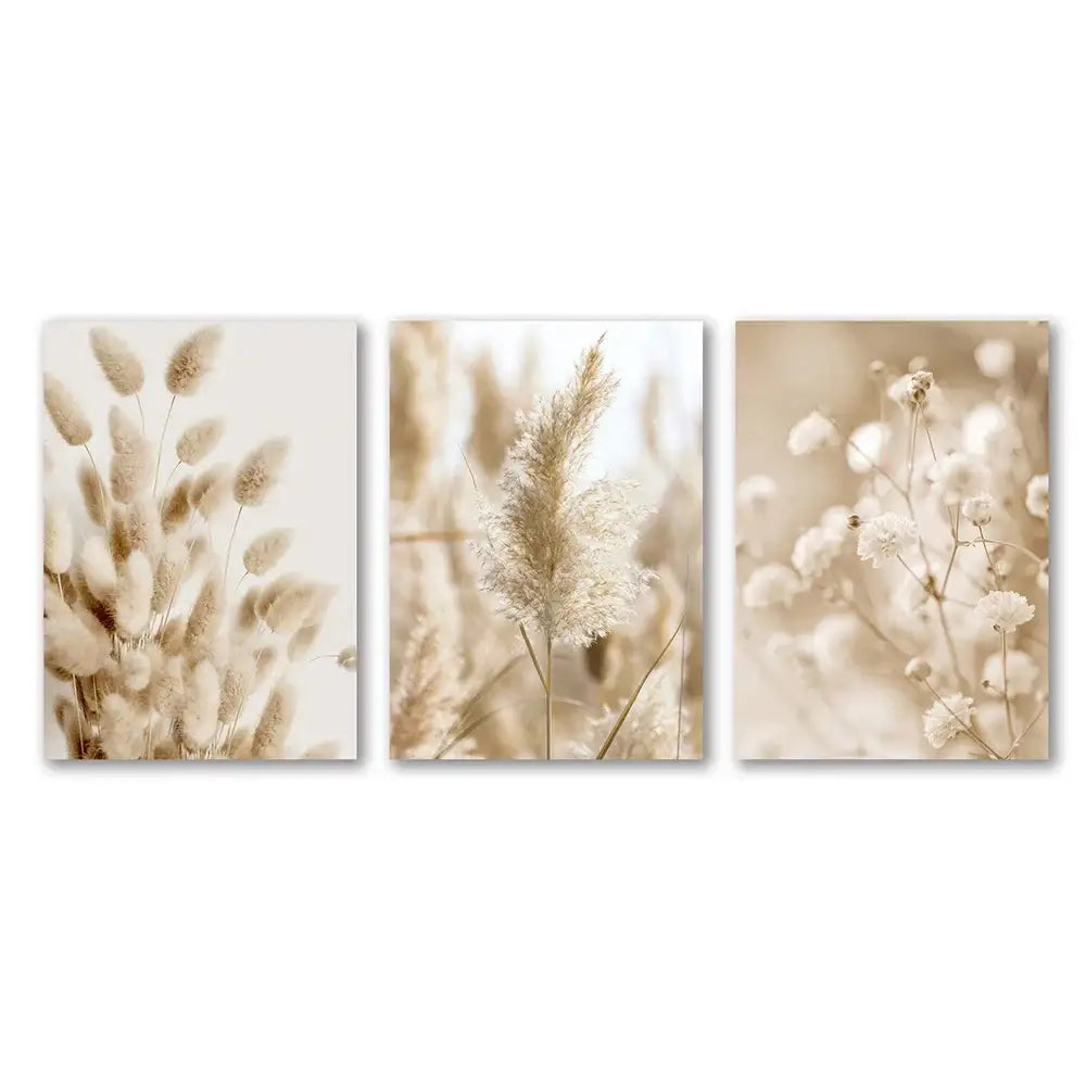 Coastal white seascape canvas set bedroom wall art