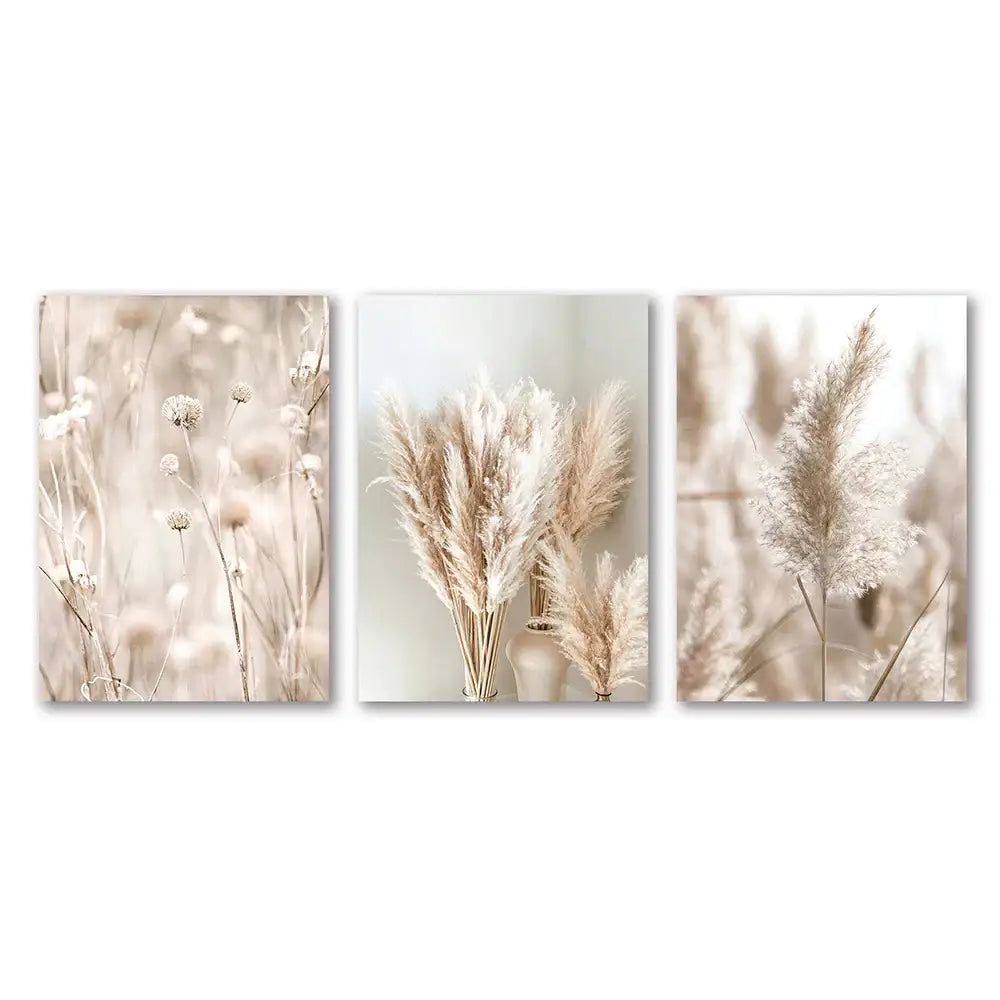 Coastal white seascape canvas set bedroom wall art
