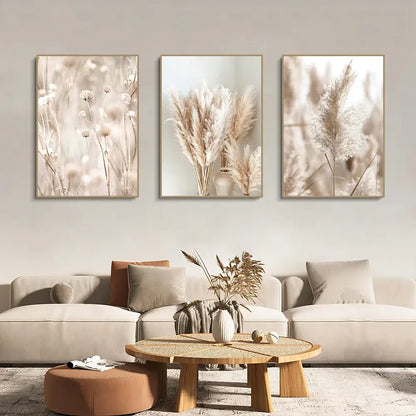 Coastal white seascape canvas set bedroom wall art