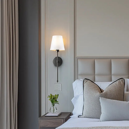 Modern wireless wall sconces set of 2 for dining room