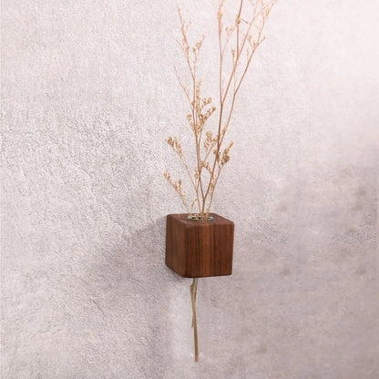 DecorBites™ Wooden Magnetic Test Tube Vase for DIY Flower Arrangement