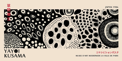 DecorBites™ Yayoi Kusama Flower Canvas Wall Art
