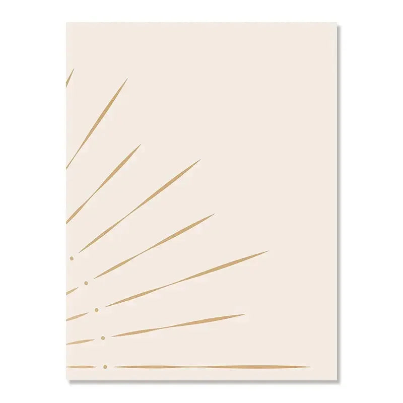 DecorBites™ Yellow Sun Rising Horizon Wall Art