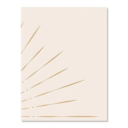 DecorBites™ Yellow Sun Rising Horizon Wall Art
