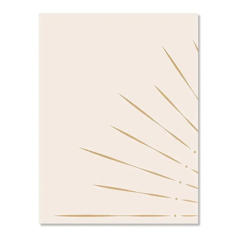 DecorBites™ Yellow Sun Rising Horizon Wall Art