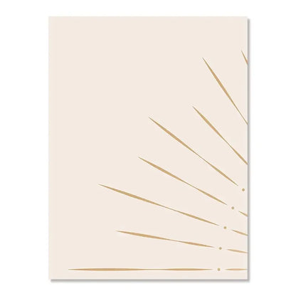 DecorBites™ Yellow Sun Rising Horizon Wall Art