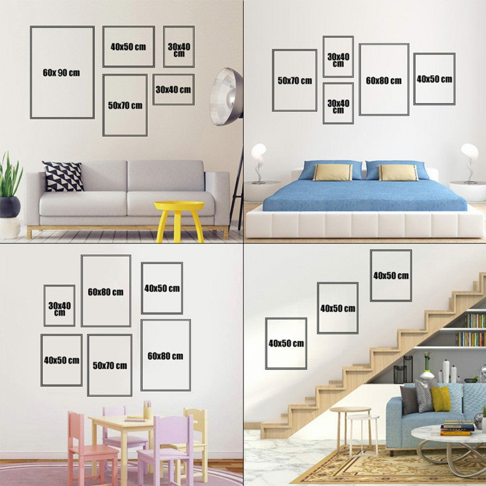 DecorBites™ Yellow Sun Rising Horizon Wall Art