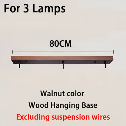 Minimalist yellow travertine stone pendant light for kitchen island