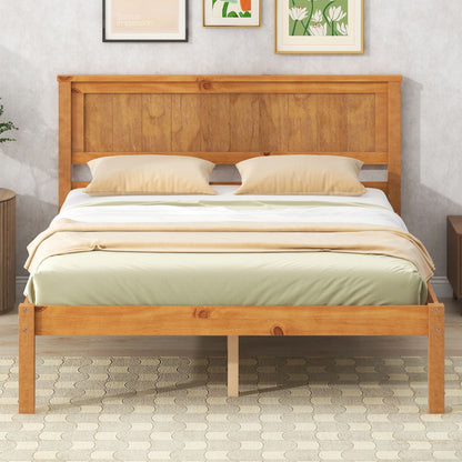Platform Bed Frame With Headboard
