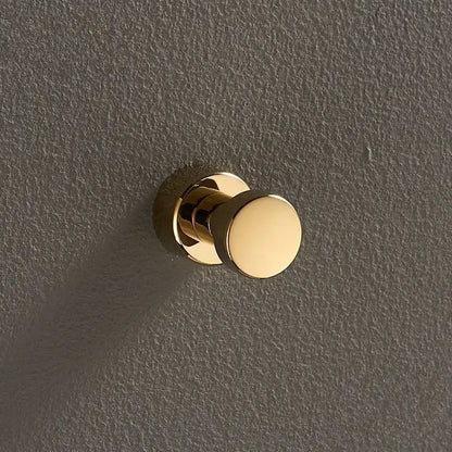 Deer antler gold brass wall mount robe hooks bathroom towel holder
