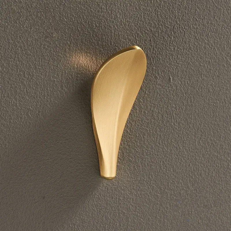 Deer antler gold brass wall mount robe hooks bathroom towel holder