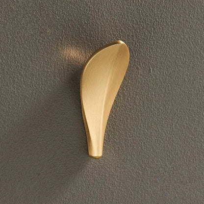 Deer antler gold brass wall mount robe hooks bathroom towel holder