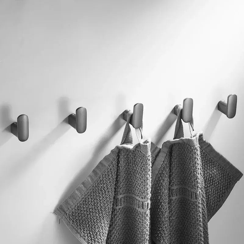 Deer head gun grey robe hooks bathroom antler towel rack