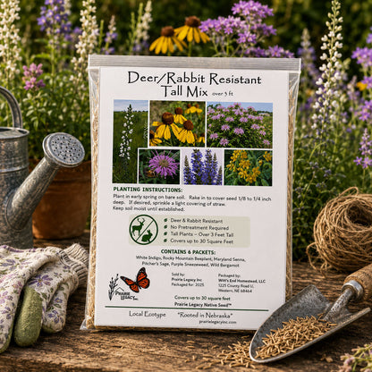 Mini Native Tall Deer & Rabbit Resistent Seed Mix | Prairie Legacy Inc.