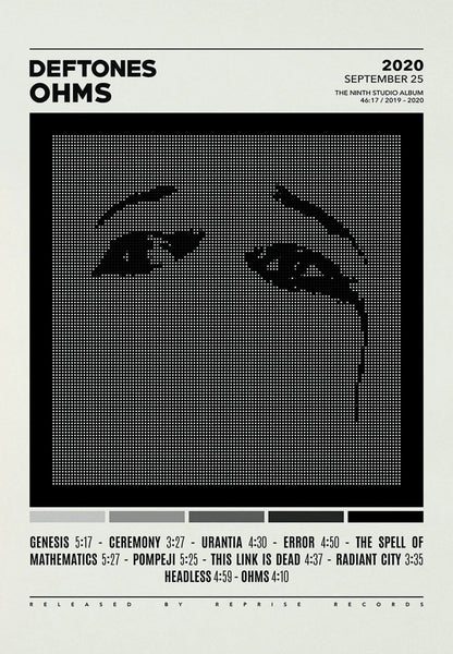 DecorBites™ Deftones Canvas Painting Album Cover Wall Art