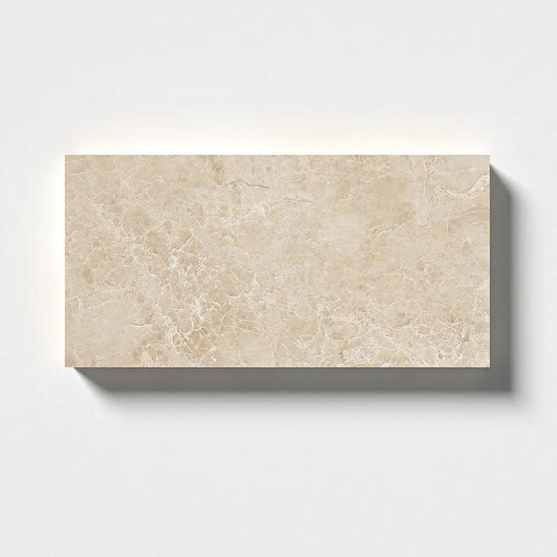 Delicate Beige Polished Marble Tiles 2 3/4x5 1/2
