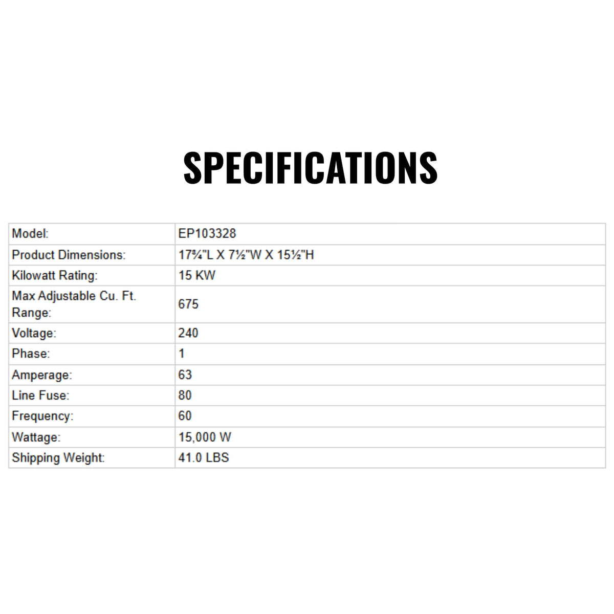 Delta SimpleSteam 15KW Steam Bath Generator [EP103328] (SAK48921)