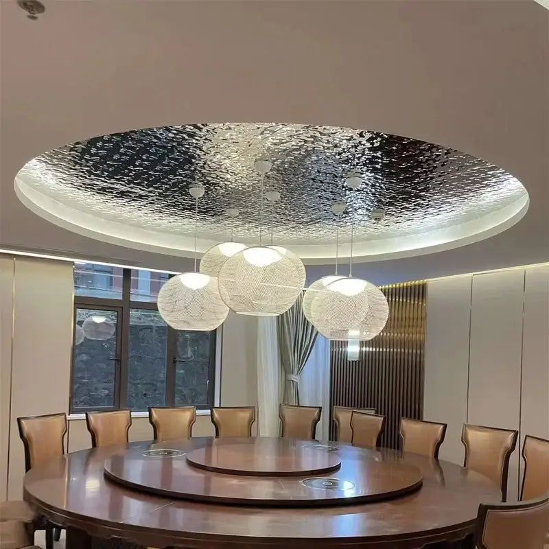 Denmark style black wire mesh designer pendant lamp dining room
