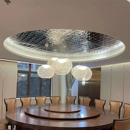 Denmark style black wire mesh designer pendant lamp dining room