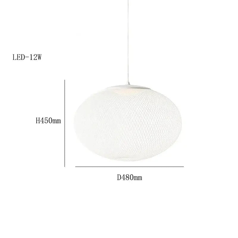 Denmark style black wire mesh designer pendant lamp dining room