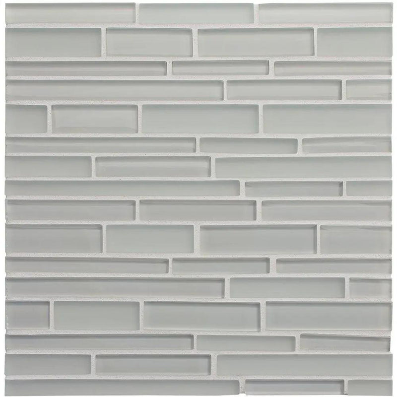 Deriva Gloss/matte Interlocking Slides Glass Mosaics 12x12