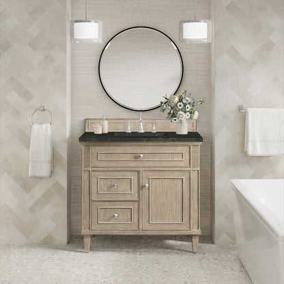 James Martin Lorelai 36" Single Bathroom Vanity, Whitewashed Oak