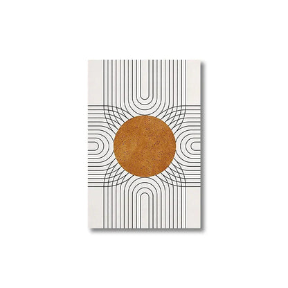 DecorBites™ Desert Plants Geometric Sun Poster Set