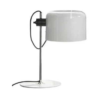 Designer nordic coupe table lamp black metal desk light for bedroom