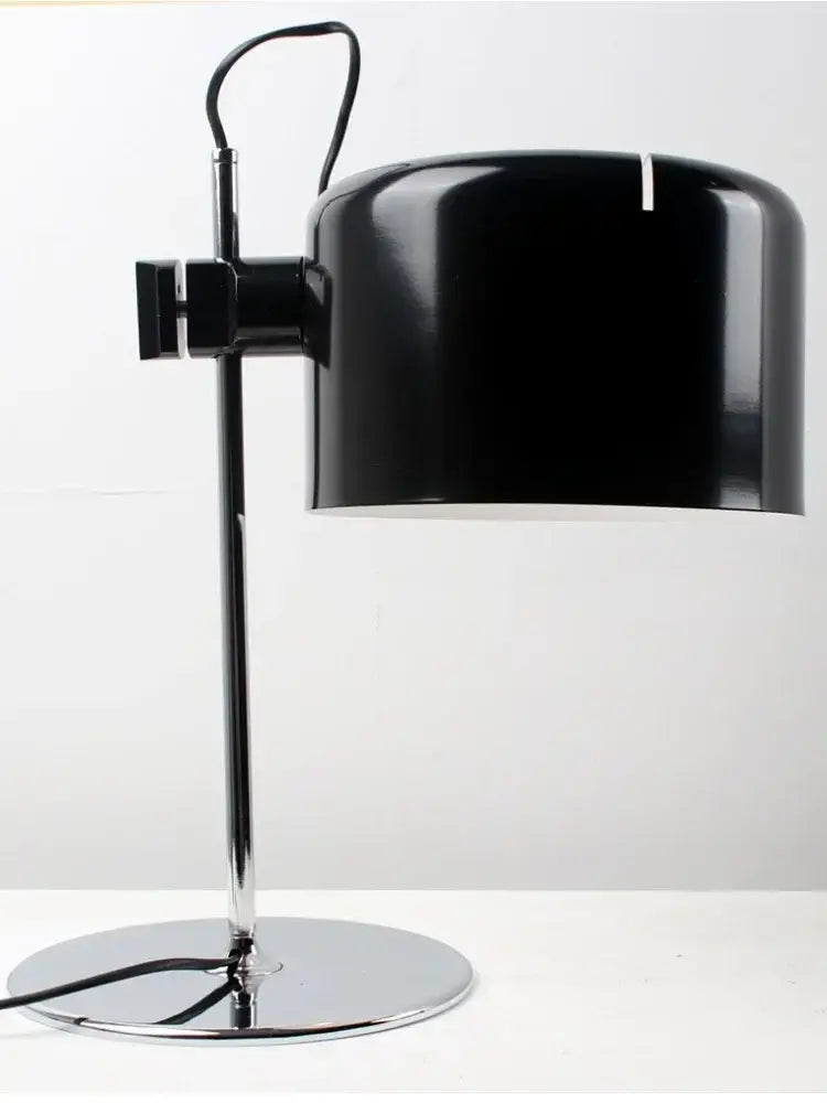 Designer nordic coupe table lamp black metal desk light for bedroom
